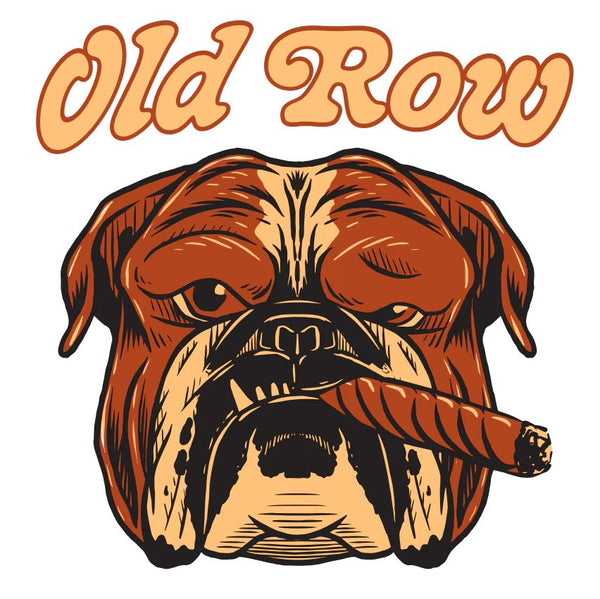 Old Row Poker Dogs Pocket Tee-Blue