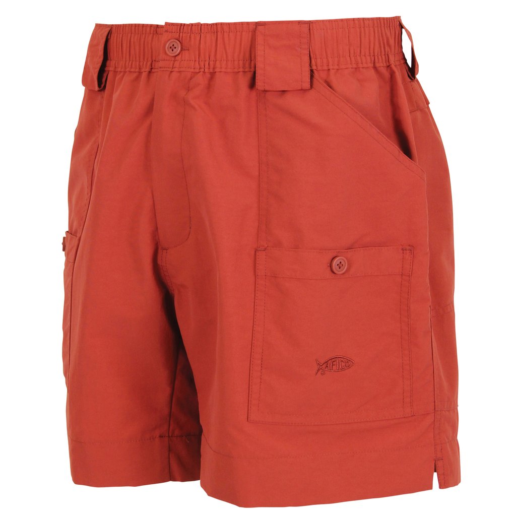 AFTCO M01 "Original" Fishing Shorts-Paprika