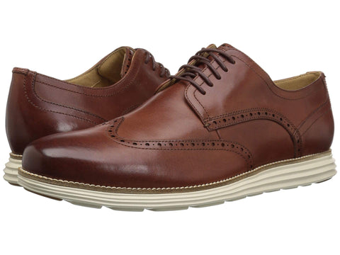 Cole Haan Original Grand Shortwing tip oxfords are lightweight and made for the sharp dressed man. Shop Bennett's Clothing for the brands you want with prices you will love.