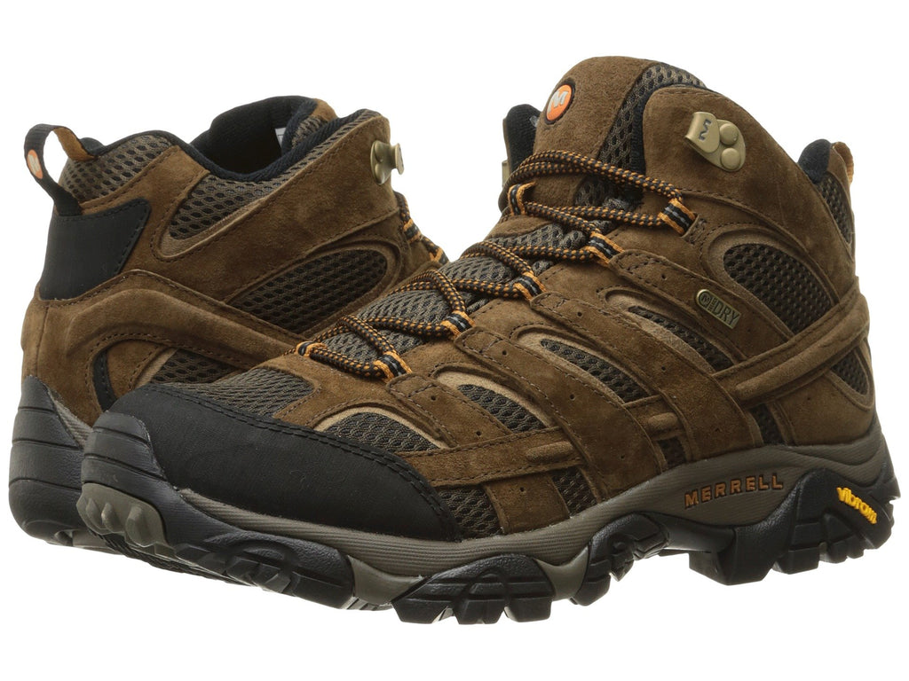 Merrell MOAB 2 Mid Waterproof Hiking boot will keep you dry and comfy wherever life carries you. Shop Bennetts Clothing for a great selection of outdoor footwear with same day shipping