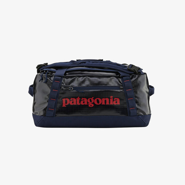 Patagonia Black Hole 40L duffel bag doubles as a backpack and perfect when you're heading out overnight or for a long weekend. Shop Bennetts Clothing for a large selection of name brand outdoor gear.