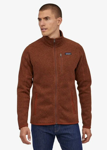 Patagonia Mens Better Sweater Fleece Jacket-Barn Red
