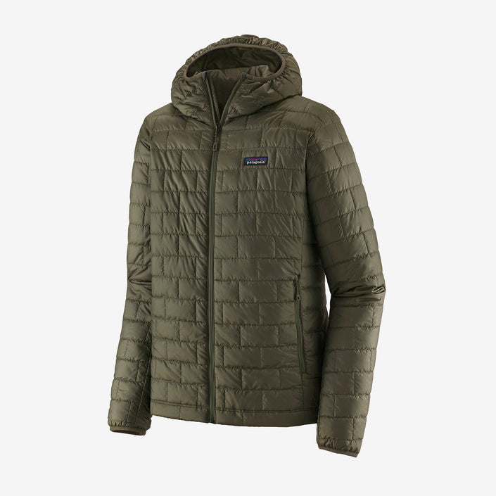Patagonia Nano Puff Hoody keeps your head and body warm on the slopes or a windy night in the city. Shop Bennett's Clothing for a large selection of outdoor wear with same day shipping to your front door.