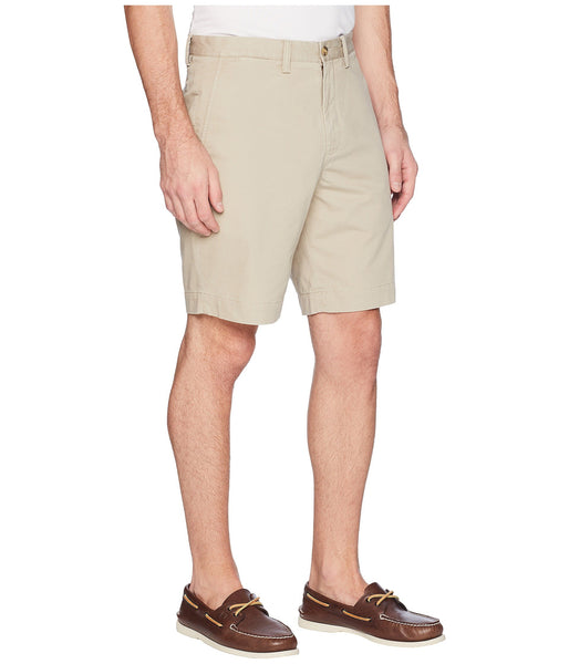 Polo Men's Stretch Classic Fit 9" Flat-Front Short-Khaki