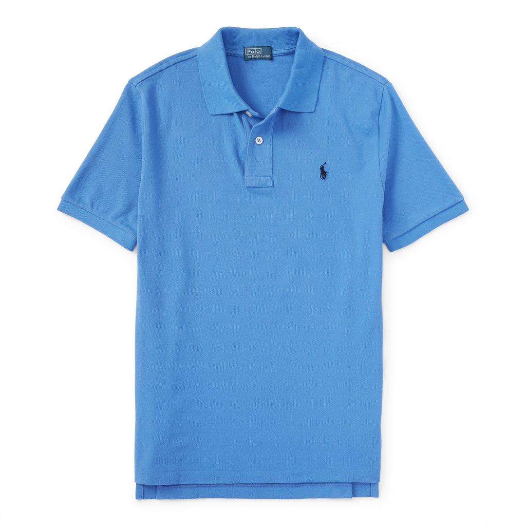 Ralph Lauren Boy's Mesh Polo-Scottsdale Blue - Bennett's Clothing