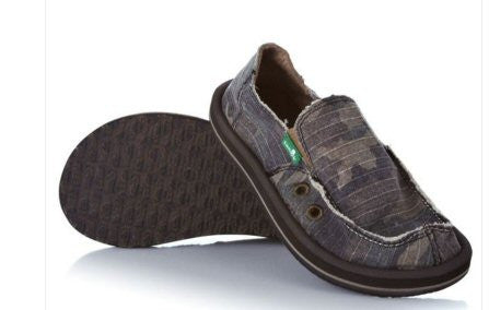 Sanuk Boy's Army Brat Shoes-Camo - Bennett's Clothing - 1