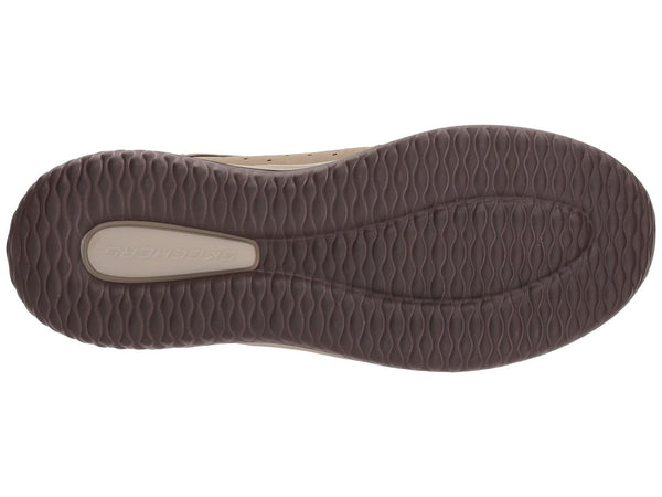 Skechers Delson Camben Classic Fit Slip-on Shoe-Taupe