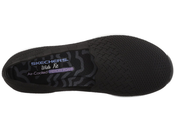Skechers Segar Stat Slip-on Shoes-Black