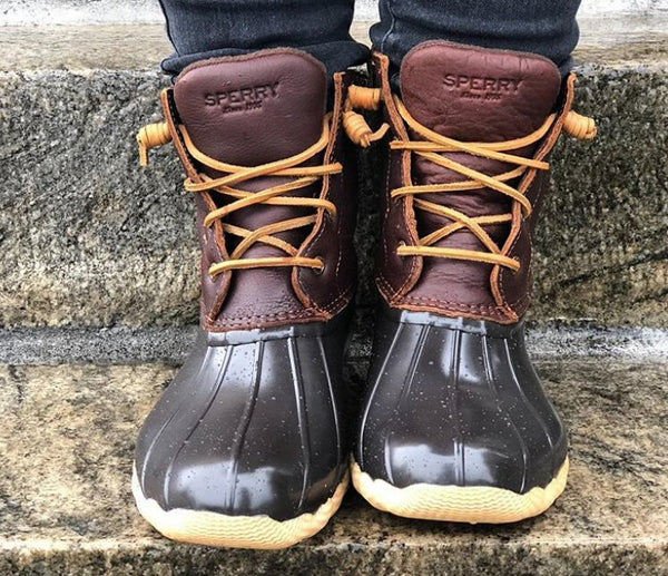 Sperry Saltwater Duck Boots for women are cute, rugged and warm! Shop Bennetts Clothing for a large selection of name brand outdoor wear shipped same day to your front door.