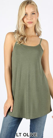 Zenana reversible spaghetti strap Cami top is available in 12 colors and looks great layered or worn along. Shop Bennetts Clothing for the latest in womens fashions