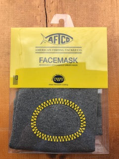 AFTCO Reaper Fleece Fishing Face Mask-Charcoal