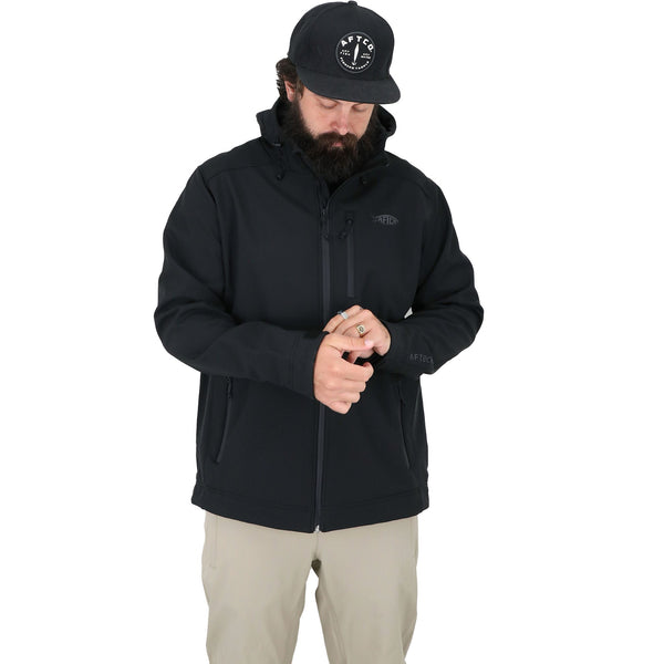 Aftco Reaper Softshell Zip-up Jacket with mask was made for anglers that demand the best and want to stay warm and dry doing it. Shop Bennett's Clothing for a large selection of Aftco hats and shorts with same day shipping.