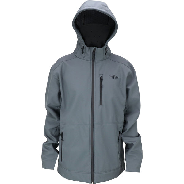 Aftco Reaper Softshell Zip-up Jacket with mask was made for anglers that demand the best and want to stay warm and dry doing it. Shop Bennett's Clothing for a large selection of Aftco hats and shorts with same day shipping.