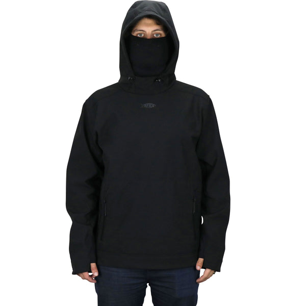 AFTCO Windproof Reaper 3 Layer Pullover-Black