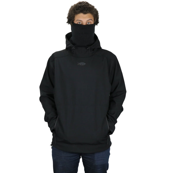 AFTCO Windproof Reaper 3 Layer Pullover-Black