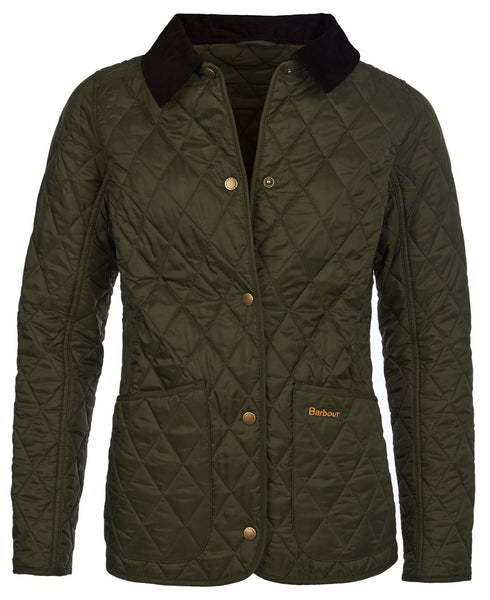 Barbour Womens Annandale Quilted Jacket-Olive