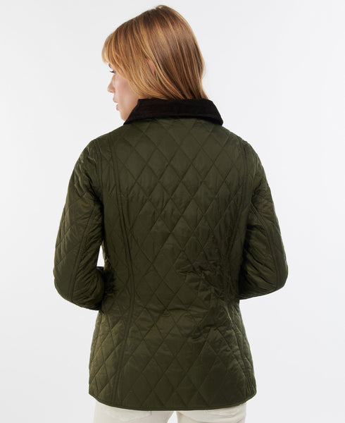 Barbour Womens Annandale Quilted Jacket-Olive