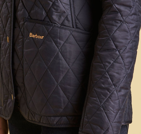 Barbour Womens Annandale Quilted Jacket-Navy