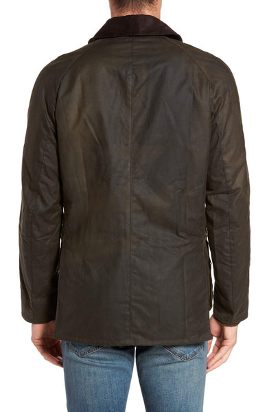 Barbour Mens Ashby Wax Jacket-Olive