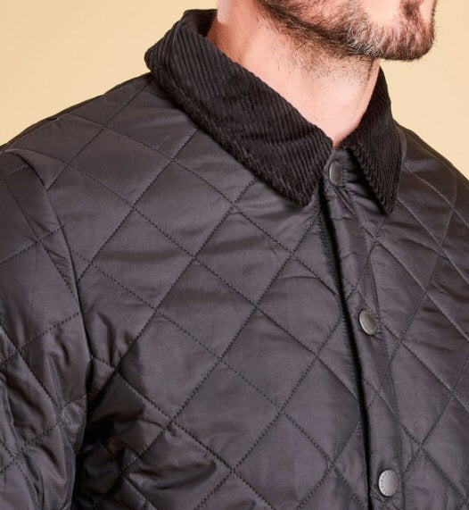 Barbour Mens Heritage Liddesdale Quilted Jacket-Navy