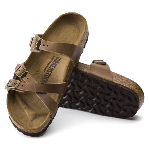 Birkenstock Franca slide is a cute strappy sandal that you will fall in love with. Shop Bennett's Clothing for a large selection of Birkenstock to fit the whole family.