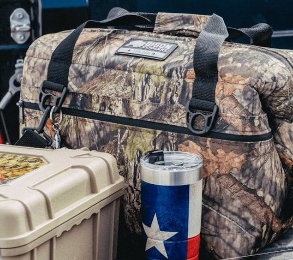 BISON Softpak Ice Chest Cooler-12 Can-Mossy Oak Camo