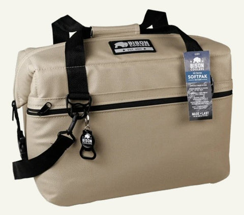 BISON Soft Side XD Bag Cooler-24 Can-Quicksand