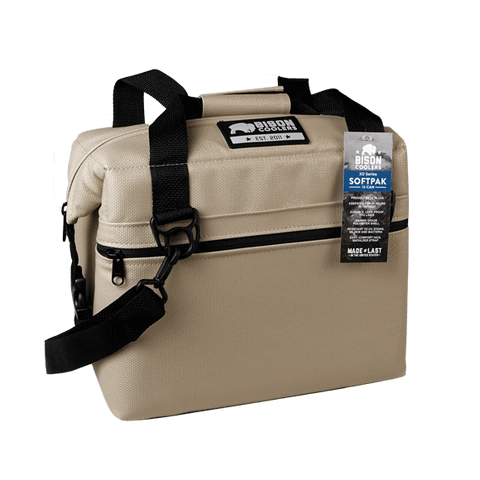 Bison Soft Bag XD Cooler is tough and will keep ice and drinks cold for 24 hours in 100 degree heat. Shop Bennett's for the best in outdoor gear and clothing. 