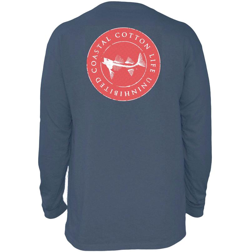 Coastal Cotton Circle Logo long sleeve t-shirt was made for us that enjoy the southern life year round. Shop Bennetts Clothing for the best in southern, preppy, name brand menswear