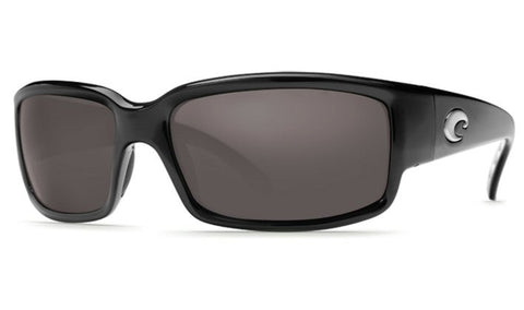 Costa Del Mar Caballito Sunglasses- Black w/ 580P Grey Lens - Bennett's Clothing - 1