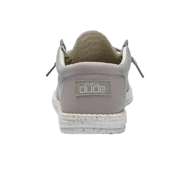 Hey Dude Wally Chambray Slip-on Shoe-Frost Grey