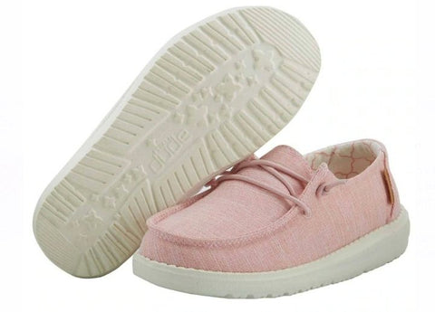 Hey Dude Wendy Linen slip-on shoes for girls will compliment your lil ones casual looks and offer maximum comfort. Shop Bennett's Clothing for the brands you want and the customer service you deserve.