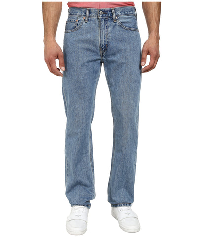 Levi's 505 Straight Leg Jeans in Light Stonewash. Shop Bennett's Clothing for a large selection of Levi's Jeans with same day shipping for over 42 years