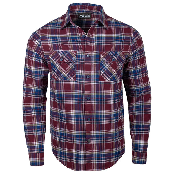 Mountain Khakis Park Flannel Shirt looks sharp on the trail or your local watering hole. Shop Bennett's Clothing for only the best in name brand menswear with same day shipping