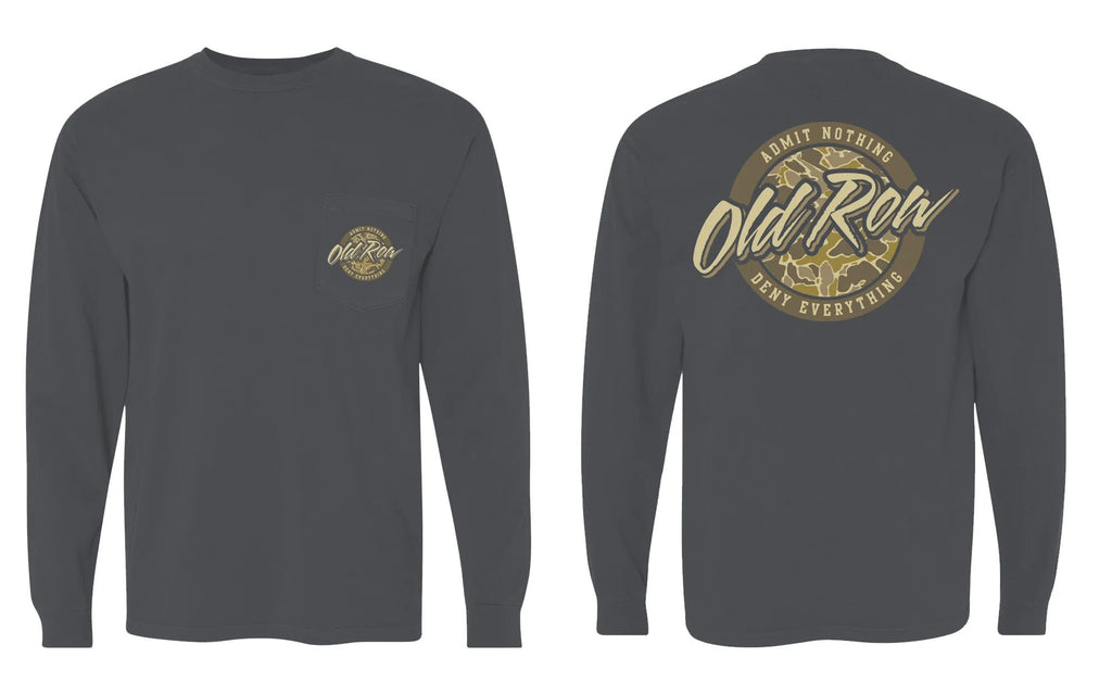 Old Row Camo Circle Logo Long Sleeve tee with the old school camo. Shop Bennett's for the brands you love, shipped same day to your front door.