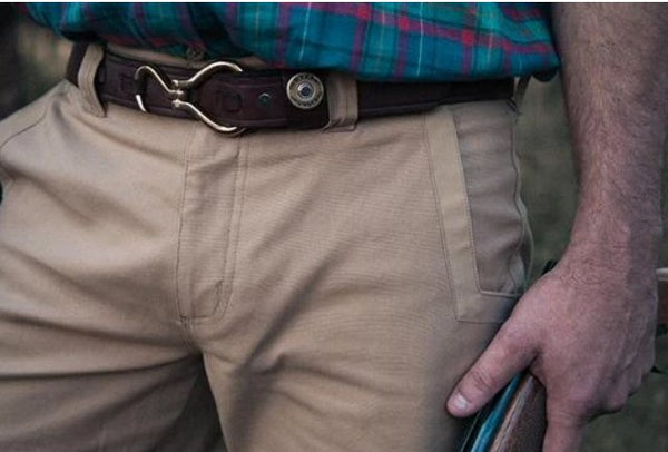 Over Under Hoof Pick Belt-Medium Brown