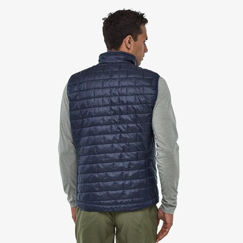 Patagonia Men's Nano Puff Vest-Navy Blue