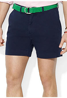 Polo Men's Classic Fit 6" Flat-Front Short-Navy - Bennett's Clothing - 1
