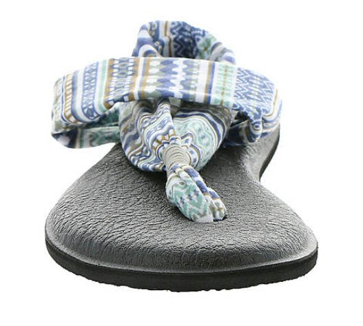Sanuk Women's Yoga Sling 2 Prints Sandals-Lead Grey Multi