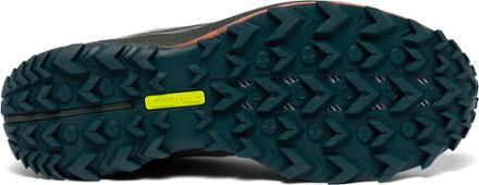 Saucony Peregrine 10 Men's Trail Running Shoe-Pine-Orange