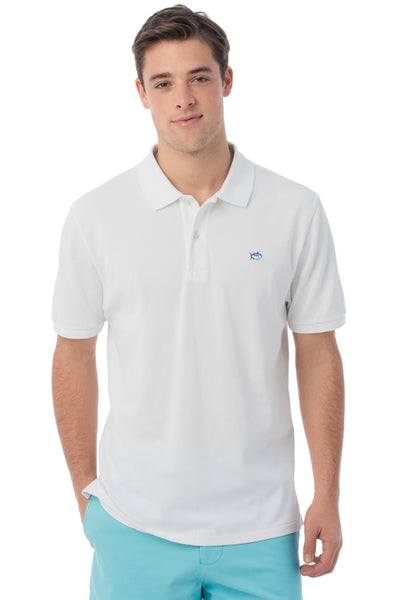 Southern Tide Men's Skipjack Polo-Classic White - Bennett's Clothing - 2