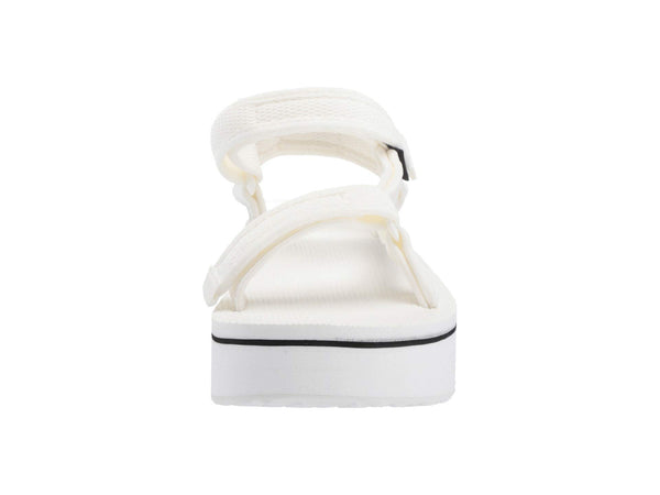 Teva Women's Flatform Universal Mesh Print Sandal-Bright White