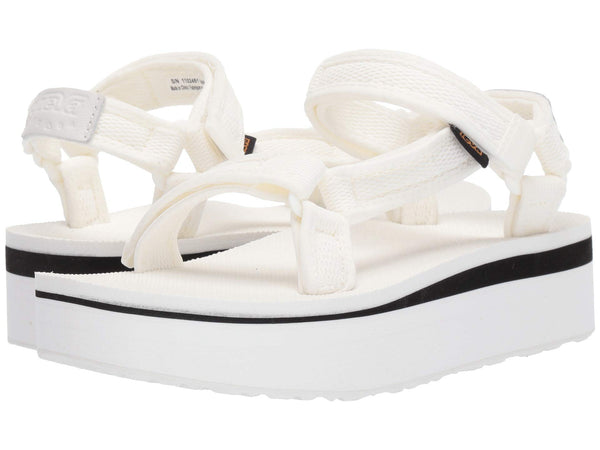Teva Flatform Universal Mesh sandal in Bright White will elevate your wardrobe this season. Shop Bennetts Clothing for the brands you love with same day shipping.